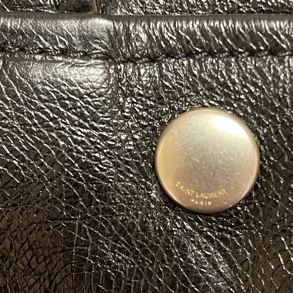 NWT Saint Laurent Leather Moto Jacket - Picture 15 of 15